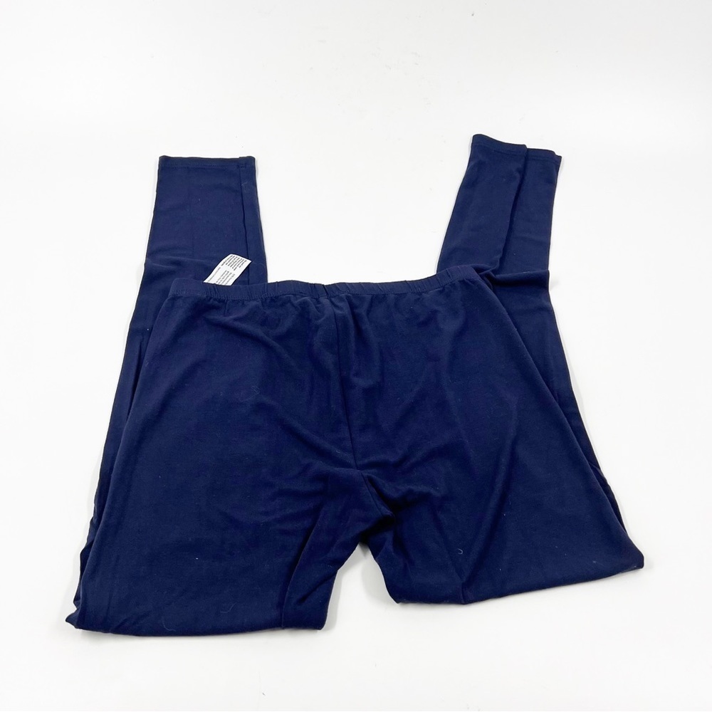 ✅ Eileen Fisher Blue Viscose Jersey Ankle Leggings Pants SIZE PETITE SMALL - Picture 4 of 8